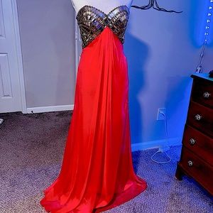 LaFemme Prom Dress, full length, size 4
